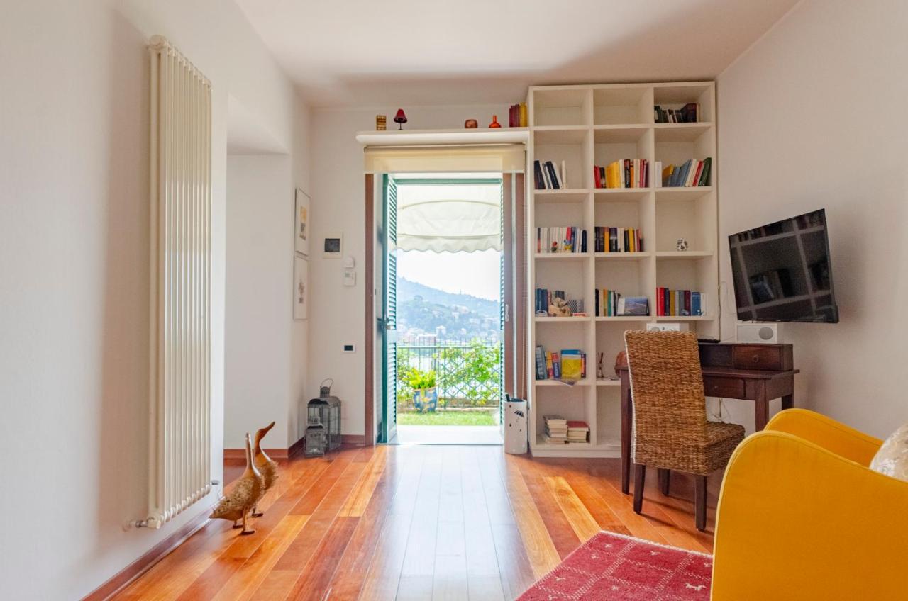 Joivy Inviting Flat With Garden And Sea View In Rapallo Exterior foto